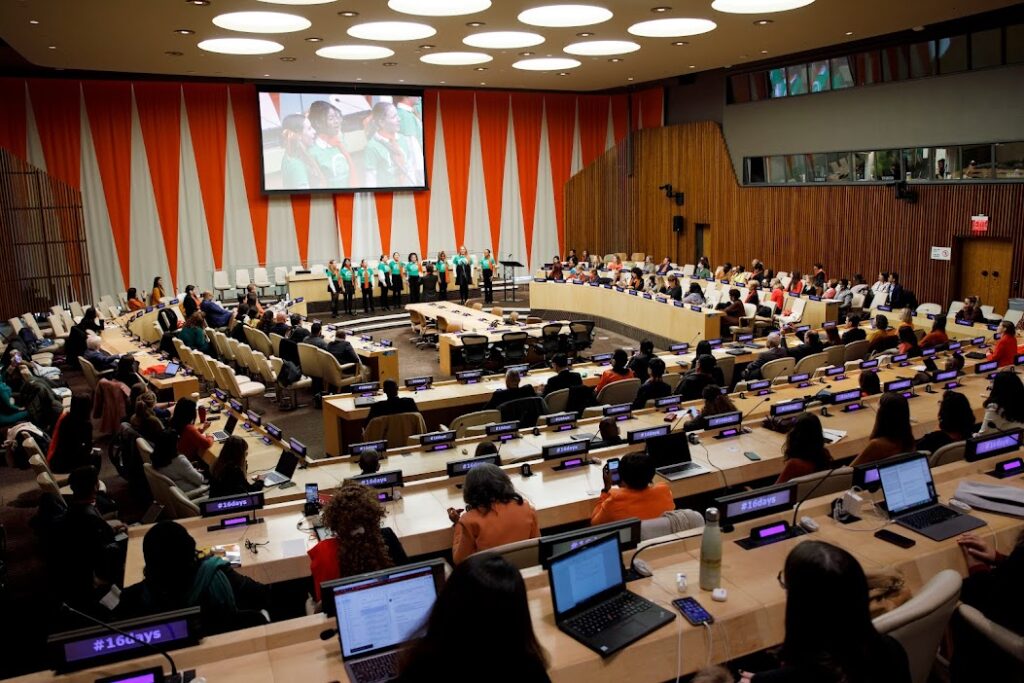 Sing for Hope HandaHarmony Youth Chorus performing at the United Nations