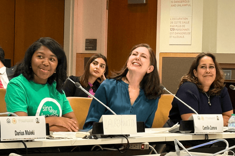 Sing for Hope Cultural Advocacy event